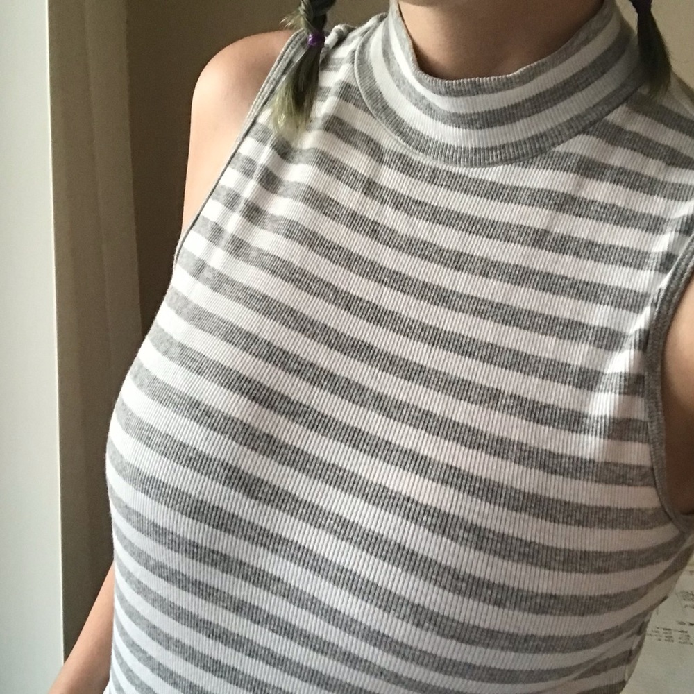 Striped Turtleneck Tank Top from the GAP!